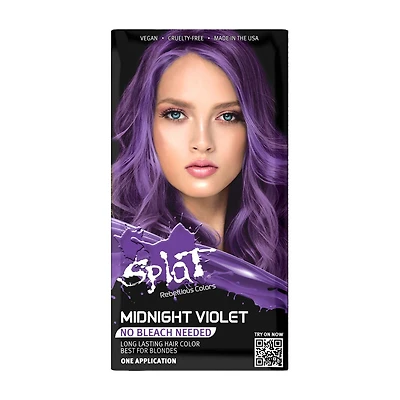 Splat Midnight Hair Color, Violet, 6.75 oz