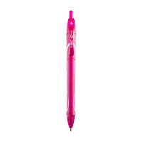 BIC Gelocity Medium Point Retractable Gel Pen 0.7 mm, Dark Pink