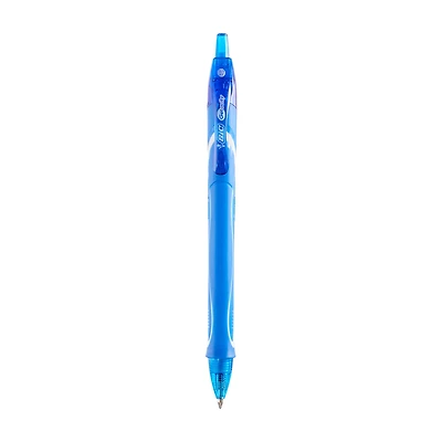 BIC Gelocity Medium Point Retractable Gel Pen 0.7 mm, Blue