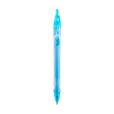 BIC Gelocity Medium Point Retractable Gel Pen 0.7 mm, Turquoise