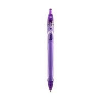 BIC Gelocity Medium Point Retractable Gel Pen 0.7 mm, Purple