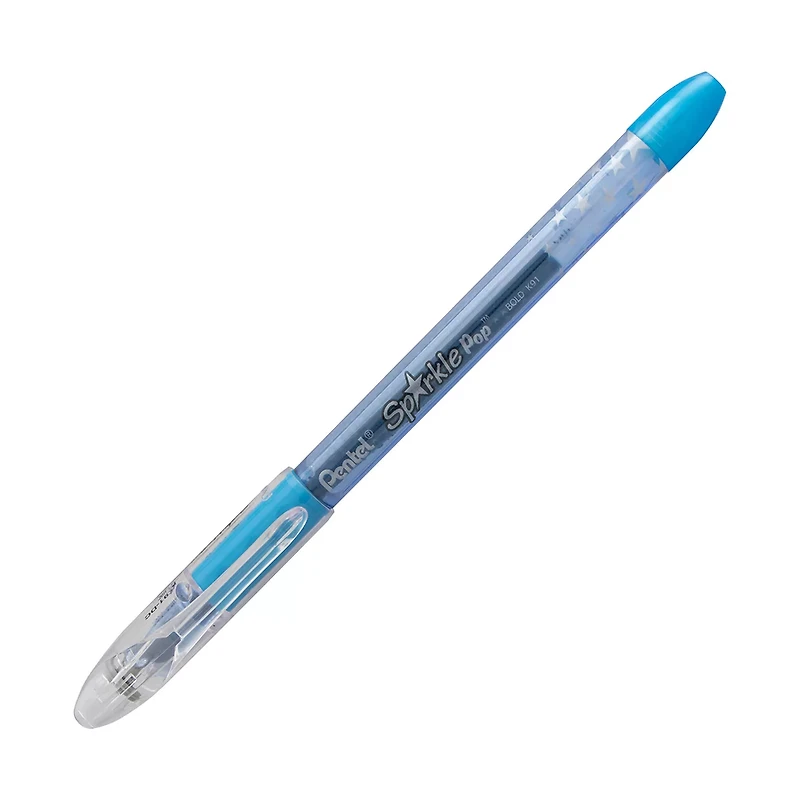 Pentel® Sparkle Pop™ Metallic Gel Pen, 1.0mm Bold Line, Blue-Green Ink