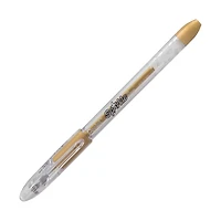 Pentel® Sparkle Pop™ Metallic Gel Pen, 1.0mm Bold Line, Gold-Gold