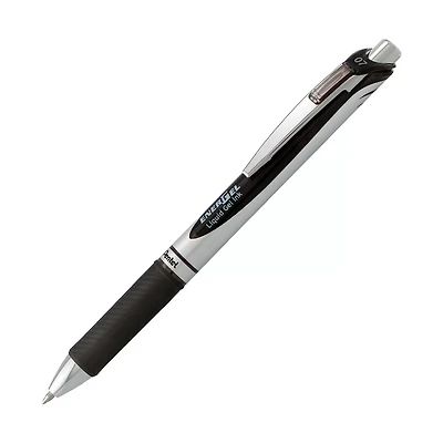 EnerGel® RTX Retractable Liquid Gel Pen, (0.7mm) Metal Tip, Medium Line