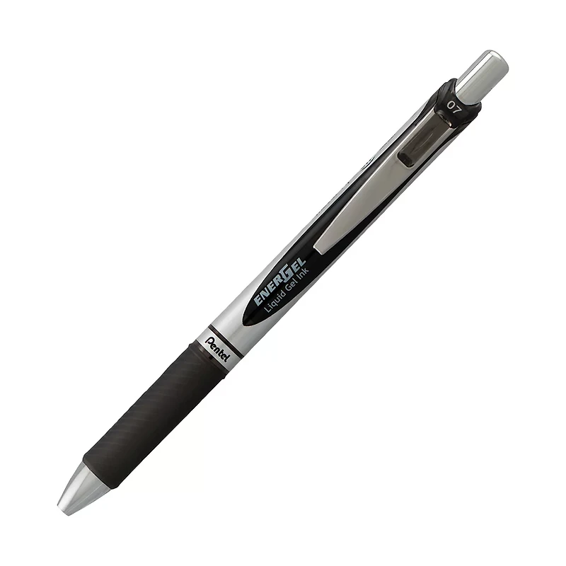 EnerGel® RTX Retractable Liquid Gel Pen, (0.7mm) Metal Tip, Medium Line