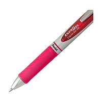 EnerGel® RTX Retractable Liquid Gel Pen, (0.7mm) Metal Tip, Medium, Pink