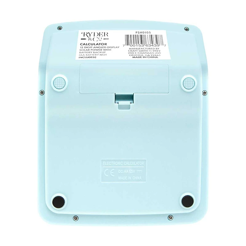 Ryder & Co. Electronic Calculator