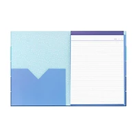 Ryder & Co. Blue Brushstroke Pocket Padfolio