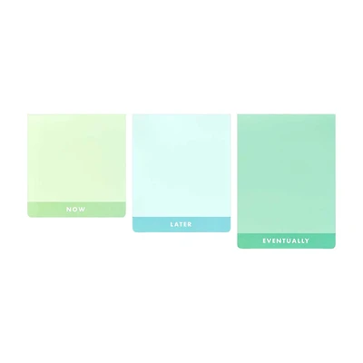 Ryder & Co. Green Tiered List Pad, Pack of 3