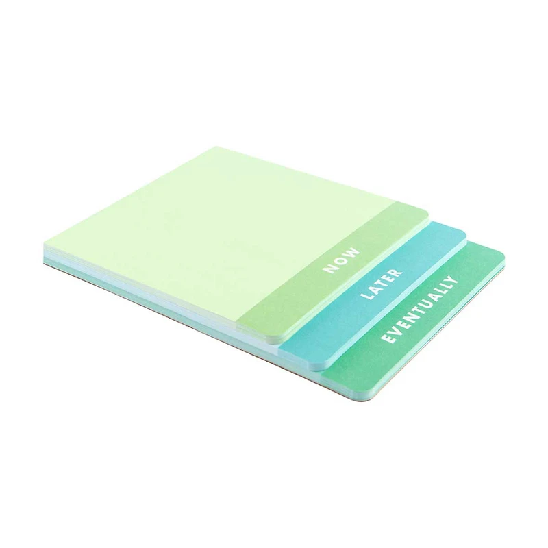 Ryder & Co. Green Tiered List Pad, Pack of 3