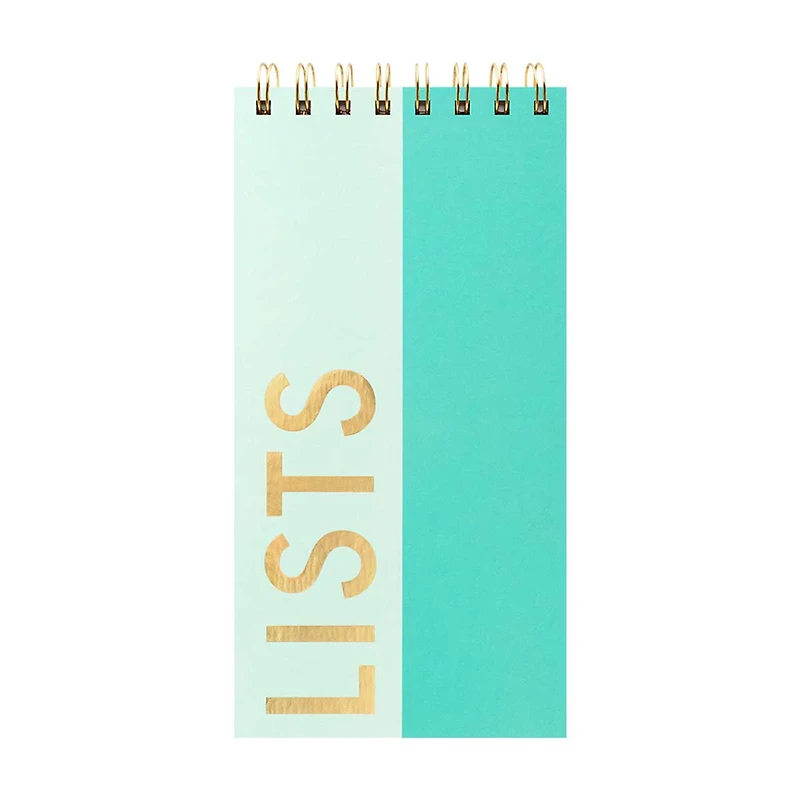 Ryder & Co. Green Spiral List Pad, 80 Sheets
