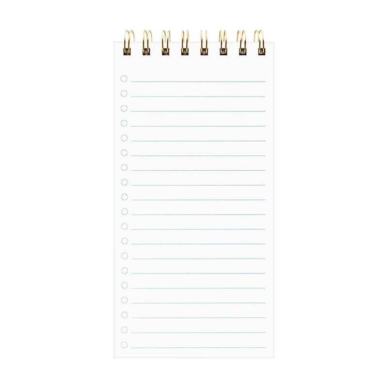 Ryder & Co. Green Spiral List Pad, 80 Sheets