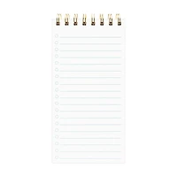 Ryder & Co. Green Spiral List Pad, 80 Sheets