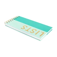 Ryder & Co. Green Spiral List Pad, 80 Sheets