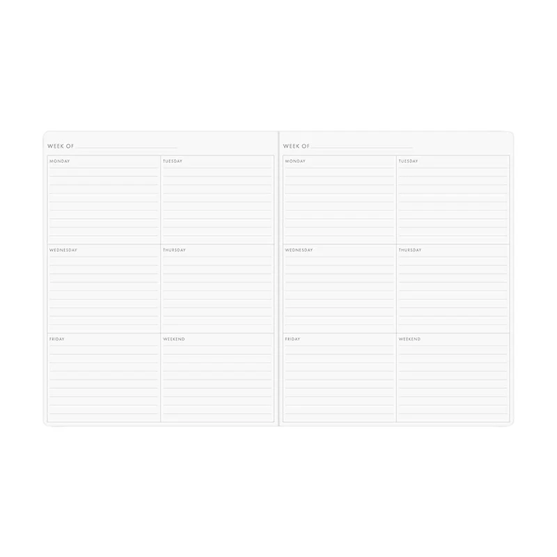 Ryder & Co. Undated Weekly Planner