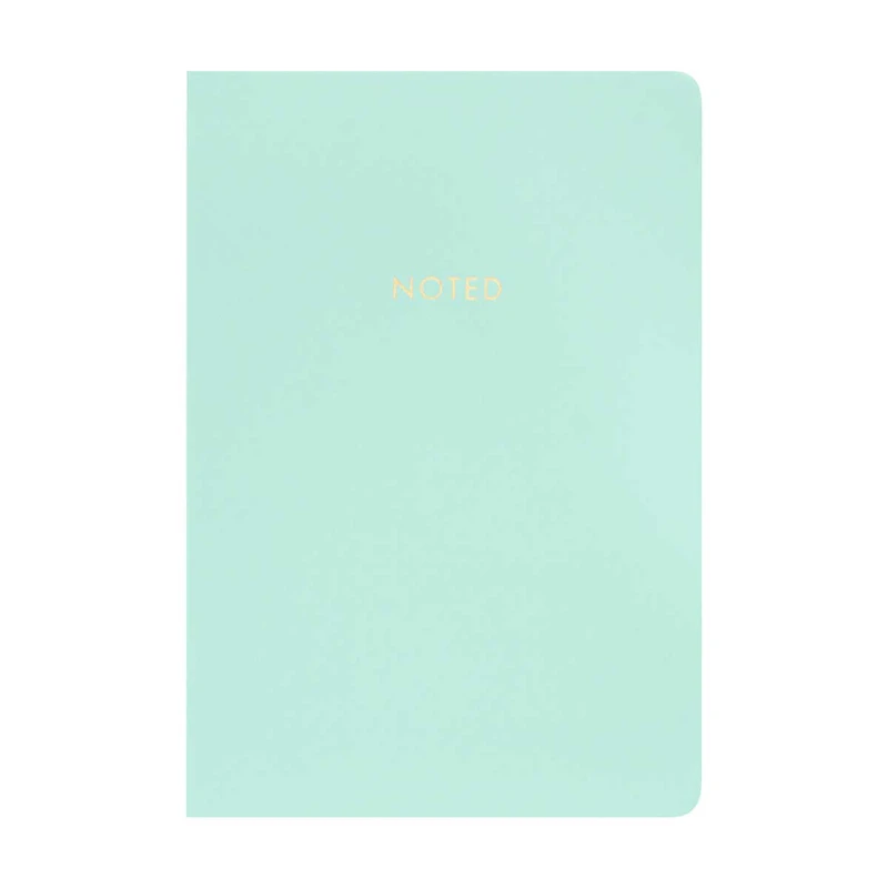 Ryder & Co. Green PU Notebook, 192 Pages