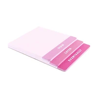 Ryder & Co. Pink Tiered List Pad, Pack of 3