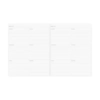 Ryder & Co. Pink Floral Undated Weekly Planner, 96 Pages