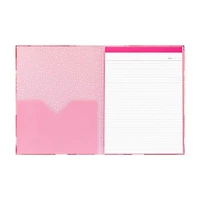 Ryder & Co. Pink & Coral Brushstroke Pocket Padfolio