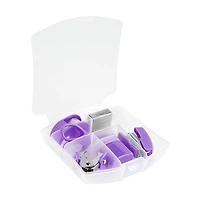 Ryder & Co. Purple Office Desk Accessory Kit, 7 Pieces