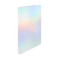 Ryder & Co. Purple Iridescent PU Notebook, 192 Pages
