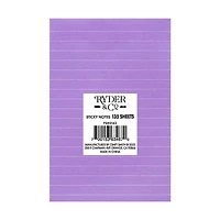 Ryder & Co. Purple Sticky Notes, Pack of 3