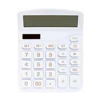 Ryder & Co. Electronic Calculator, White