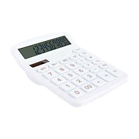 Ryder & Co. Electronic Calculator, White