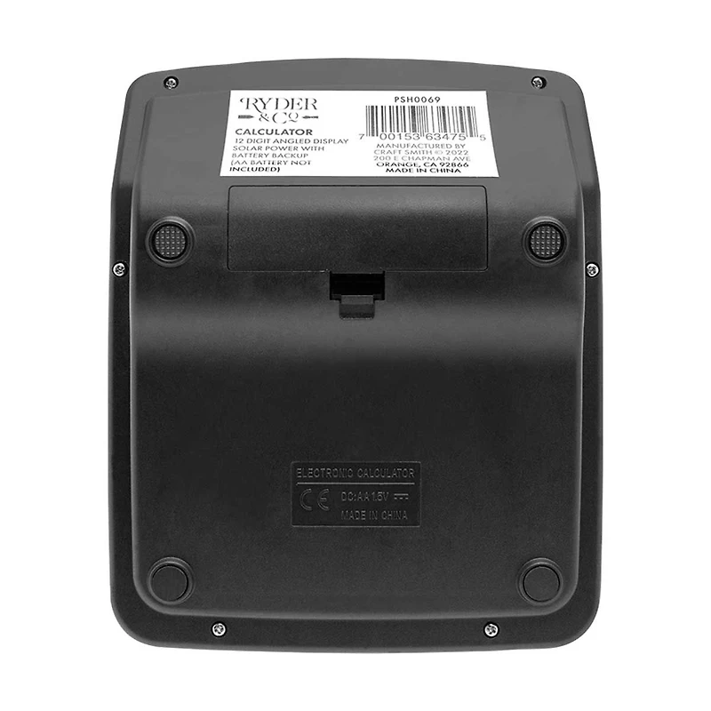 Ryder & Co. Electronic Calculator