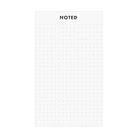 Ryder & Co. White Mini List Pad, 50 Sheets