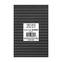 Ryder & Co. Black Sticky Notes, Pack of 3