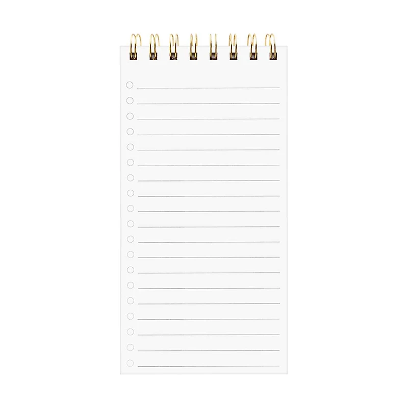 Ryder & Co. Black Spiral List Pad, 80 Sheets