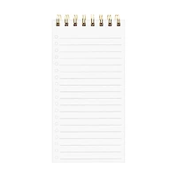 Ryder & Co. Black Spiral List Pad, 80 Sheets