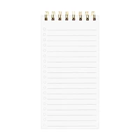 Ryder & Co. Ivory Spiral List Pad, 80 Sheets