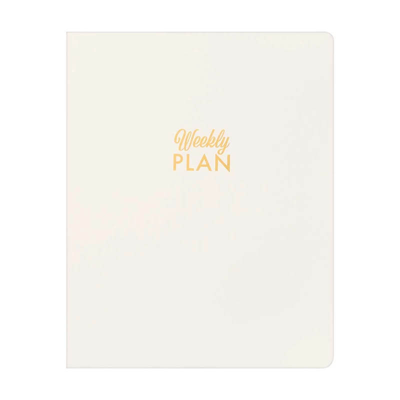 Ryder & Co. Ivory Undated Weekly Planner, 96 Pages