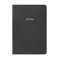 Ryder & Co. Black PU Notebook, 192 Pages