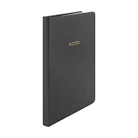 Ryder & Co. Black PU Notebook, 192 Pages