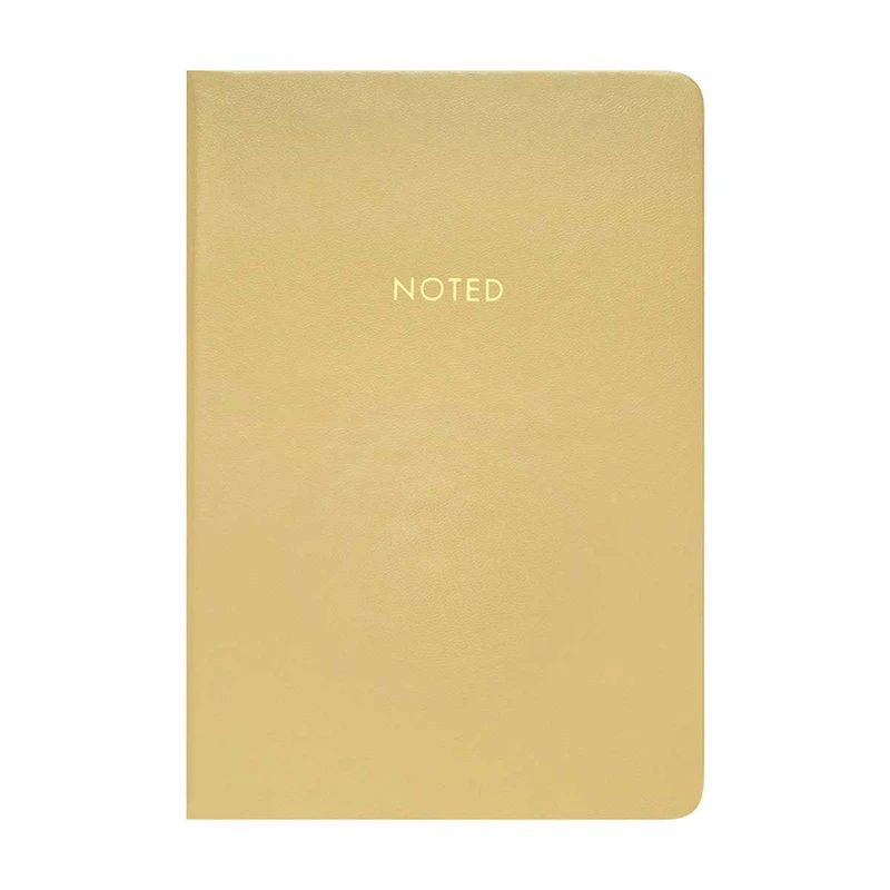 Ryder & Co. Gold PU Notebook, 192 Pages