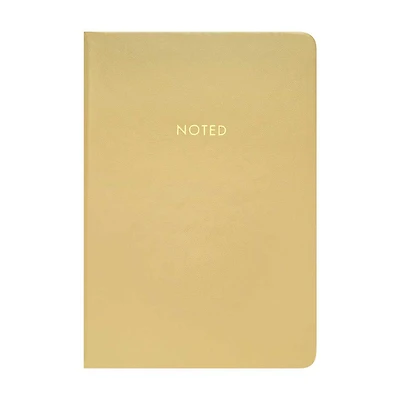 Ryder & Co. Gold PU Notebook, 192 Pages