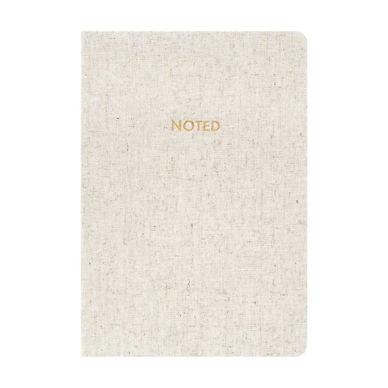 Ryder & Co. Natural Linen Notebook, 192 Pages