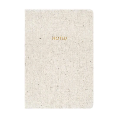 Ryder & Co. Natural Linen Notebook, 192 Pages