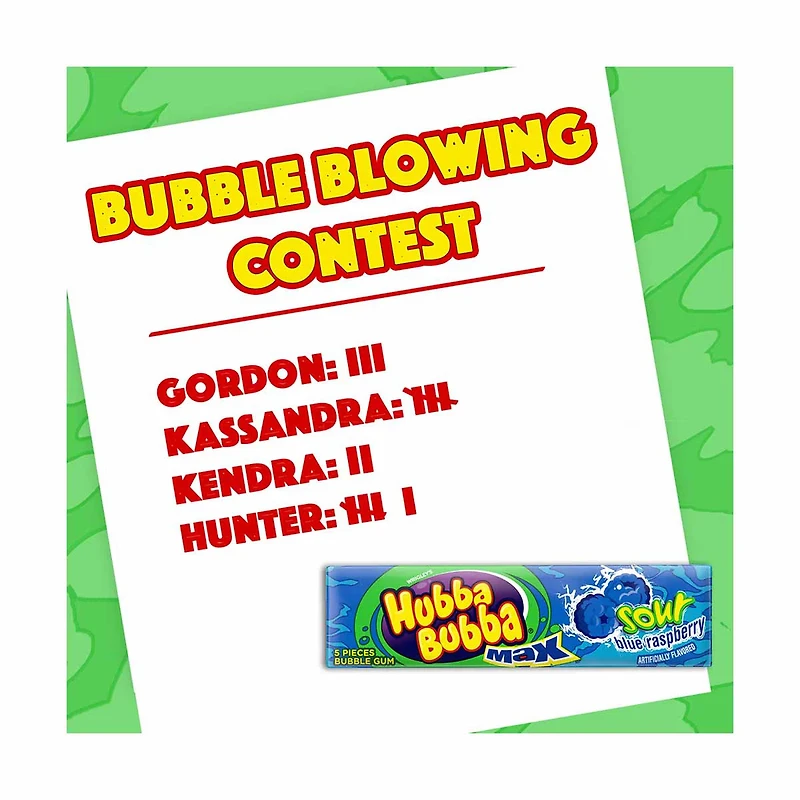 HUBBA BUBBA Sour Blue Raspberry