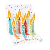 Candles Pop Up Greeting 'Happy Birthday!' Card, 4.5 in