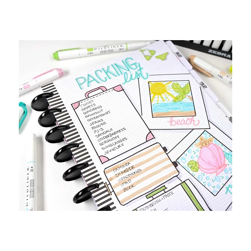 Zebra Pen Mildliner Smoke Blue Dual-Tip Creative Highlighter