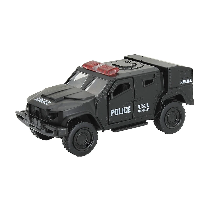 Pullback Diecast Metal Car, 5 in, Assorted