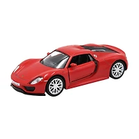 Pullback Diecast Metal Car, 5 in, Assorted