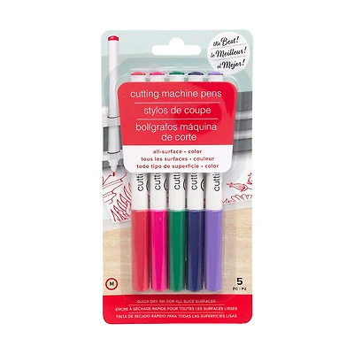 American Crafts Cutting Machine Pens, All Surface Color, Pack of 5