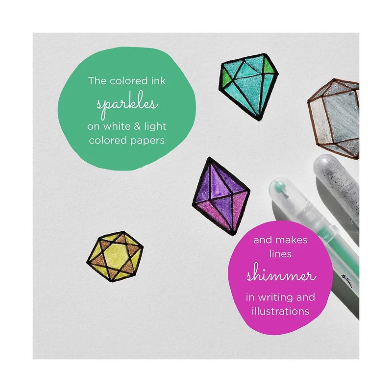 Gelly Roll Stardust Glitter Gel Pen, Pink Star