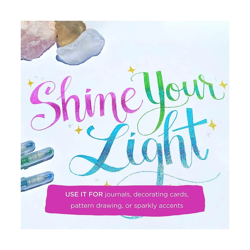 Gelly Roll Stardust Glitter Gel Pen, Red Star