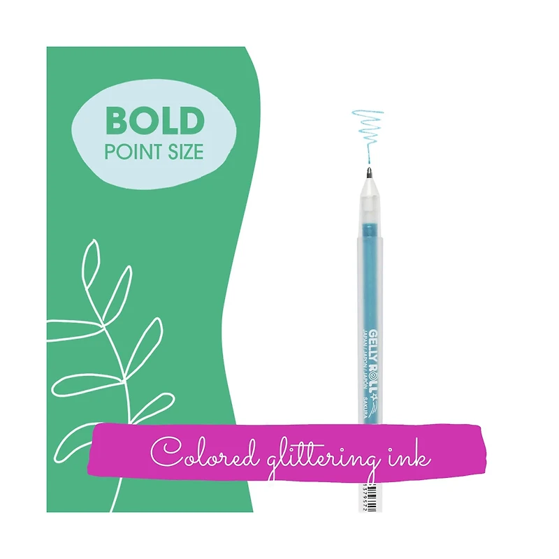 Gelly Roll Stardust Glitter Gel Pen, Sky Star